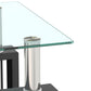 Set of 2 Modern Glass Coffee Tables