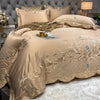 4-Piece Ice Silk Cotton Bedding Set