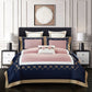 4-Piece Cotton Embroidered Bedding Set