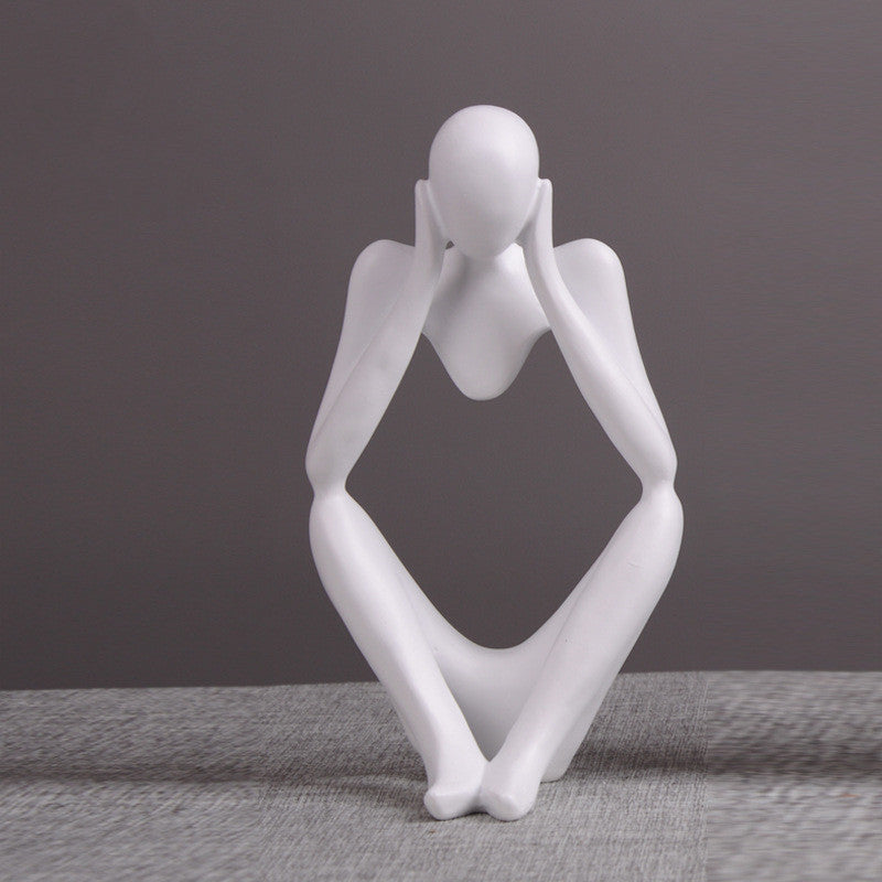 Abstract Thinker Statue