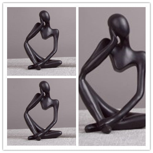 Abstract Thinker Statue