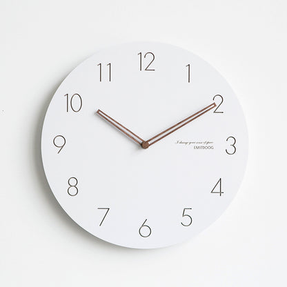 Silent Wall Clock for Living Room & Bedroom