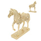 Golden Horse Figurine