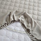 Quilted Fitted Sheet with Bed Skirt