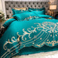 4-Piece Ice Silk Cotton Bedding Set