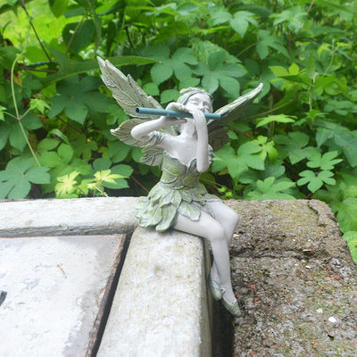 Angel Wings Resin Sculpture