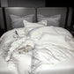 4-Piece Luxury Long-Staple Cotton Bedding Set