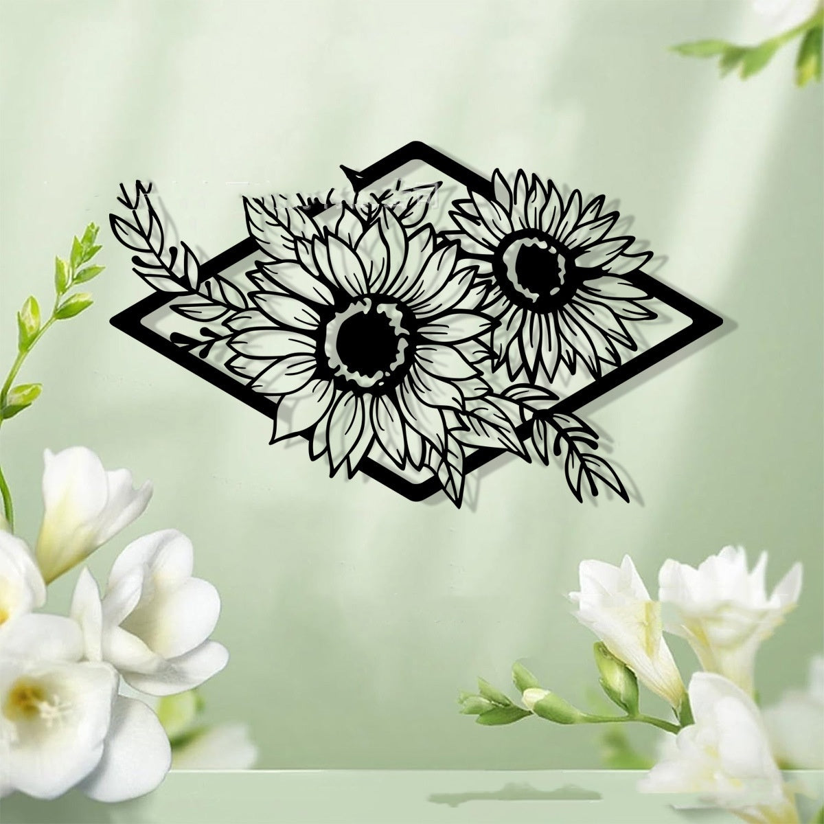 Sunflower Metal Art Wall Decor