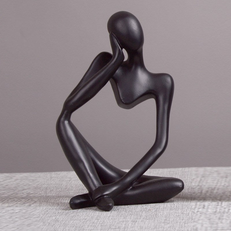 Abstract Thinker Statue