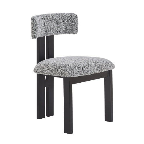 Set of 2 Armless Upholstered Dining Chairs