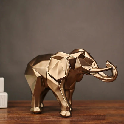 Elephant Abstract Statue