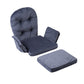 Soft Velvet Chair Cushion Set