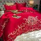 4-Piece Ice Silk Cotton Bedding Set