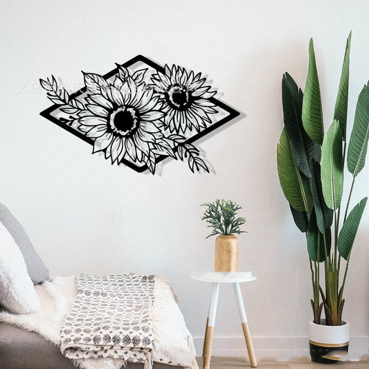 Sunflower Metal Art Wall Decor