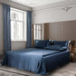 4-Piece Solid Color Silk Bedding Set