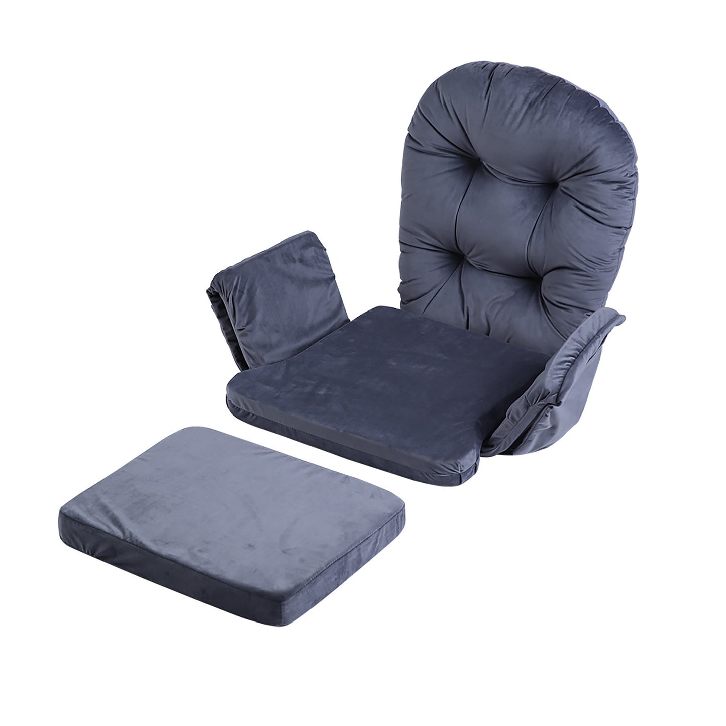 Soft Velvet Chair Cushion Set