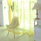 Solid Color Glass Mesh Curtains Transparent Color Ready-made Curtain