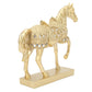 Golden Horse Figurine