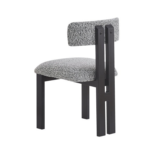 Set of 2 Armless Upholstered Dining Chairs