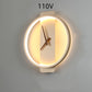 Nordic Wall Lamp with Bedside Clock