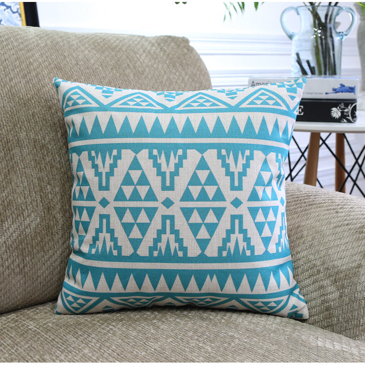 Nordic Geometric Throw Pillow