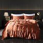 Luxury Double-Sided Silk 4-Piece Bedding Set.