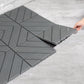 27pcs Dark Grey PP Plastic Diagonal Outdoor Flooring