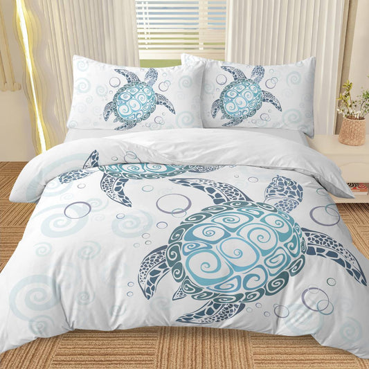 3-Piece Ocean Turtle Bedding Set