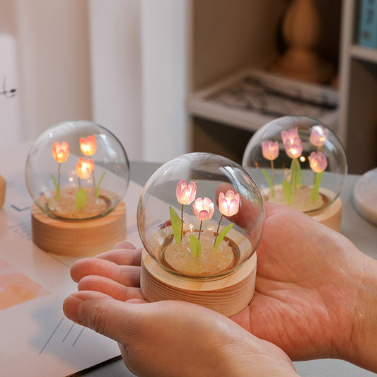 Artificial Tulip LED Night Light