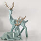 Modern Resin Deer Sculpture