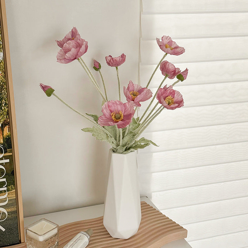 Elegant White Tulip Vase