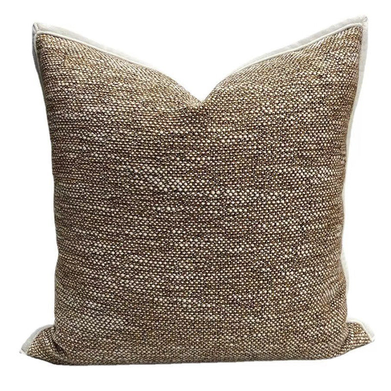 Simple Linen Tea Throw Pillow Cover