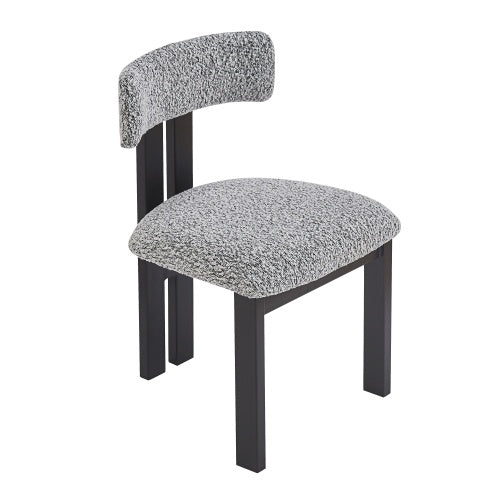 Set of 2 Armless Upholstered Dining Chairs