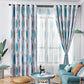 Nordic Style Nordic Leaf Curtain Bedroom, Living Room Shading Curtain Simple Modern