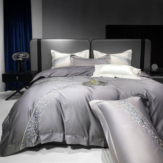 4-Piece Luxury Long-Staple Cotton Bedding Set