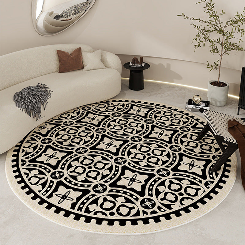 Round Non-Slip Insulated Carpet