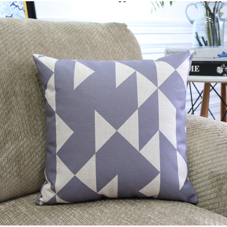 Nordic Geometric Throw Pillow