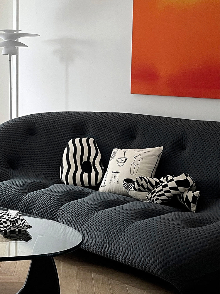 Checkerboard Pillow Home Living Room Sofa Pillow