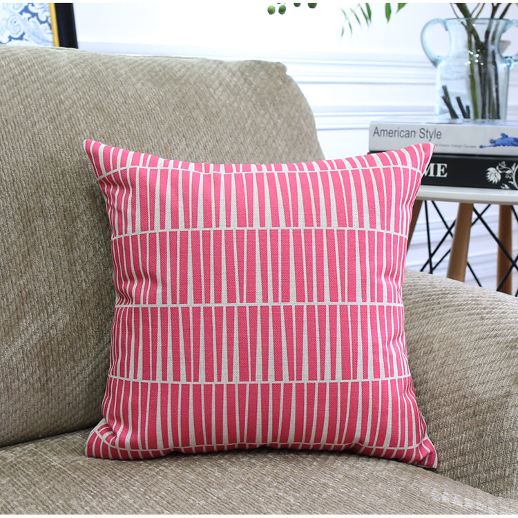 Nordic Geometric Throw Pillow