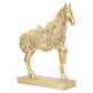 Golden Horse Figurine