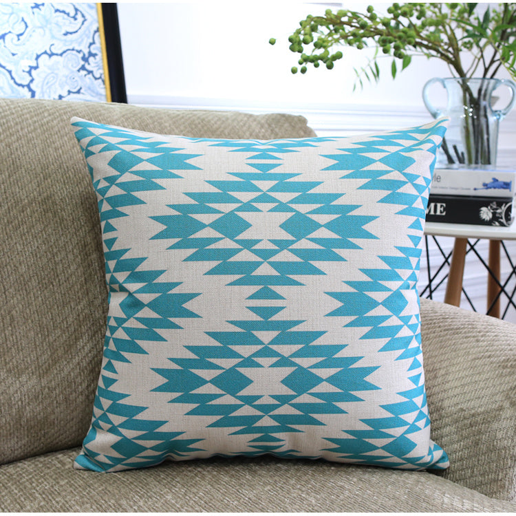 Nordic Geometric Throw Pillow