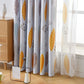 Nordic Style Nordic Leaf Curtain Bedroom, Living Room Shading Curtain Simple Modern