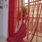 Solid Color Glass Mesh Curtains Transparent Color Ready-made Curtain